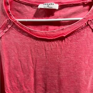 Zenana Outfitters Women's Vibrant Red Short Sleeve Tee